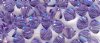 25 Tanzanite 4mm Bicone Swarovski
